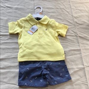 Baby boys 12M nautica set